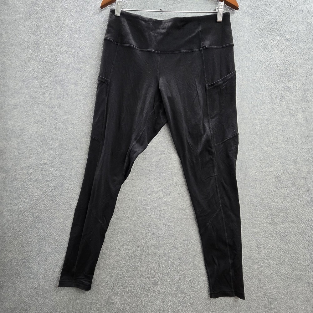5.11 Tactical Women‎ Activewear Pants L Black Running Legging Zipper Athletic 26